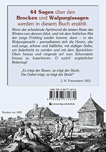 Brocken Sagenbuch: Mit den Walpurgissagen