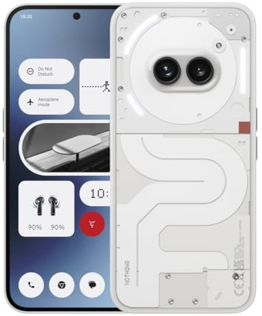 Nothing Phone (2a) 12+256GB - Handy ohne vertrag mit Nothing OS 2.5 - Milchweiß