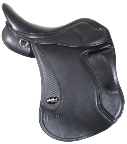 Karlslund Fjöður Sattel, Wolle, 17 (46cm), Grau/Braun 86°