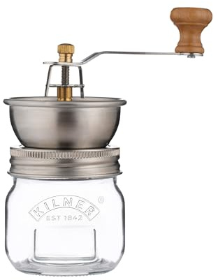 Kilner Gewürzmühlen Set mit Glas 0,25 Liter Einmachglas
