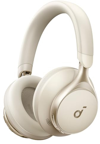 soundcore by Anker, Space One, Active Noise Cancelling Headphones, 2X Stronger Voice Reduction, 40H ANC Playtime, App Control, LDAC Hi-Res Wireless Audio, Comfortable Fit, Clear Calls, Bluetooth 5.3