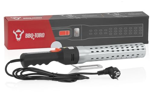 BBQ-Toro Elektrischer Grillanzünder IGGI | 2000 W, 650 °C | Elektro Kohleanzünder für BBQ Holzkohle, Grill und Kamin | Outdoor Feueranzünder | Grillkohlezünder, Grillzünder, Kaminanzünder