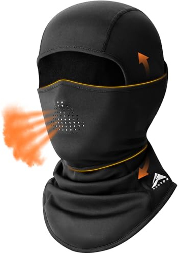 GXCROR Winter Sturmhaube Balaclava Skimaske, Winddicht und warm, Vollgesichtsmaske für Skifahren, Motorradfahren, Angeln, Laufen und Outdoor-Aktivitäten
