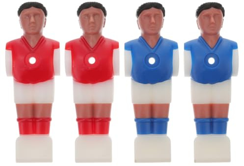 STOBOK Tischfußball Figuren Tischfußball Männer für 1,4m Tischkicker 4 Stück (Rot und Blau)
