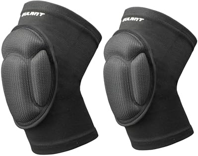 EULANT Knieschoner Volleyball, Knieschützer Arbeiten für Damen Herren, Dicker Schwamm Knieprotektoren für MTB Basketball Fußball Skaten Kampfsport MMA Tanzen Garten Wandern Airsoft Torwart,M