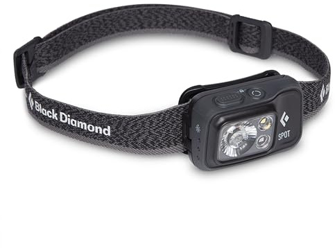 Black Diamond SPOT 400 Stirnlampe – Vielseitige Stirnlampe mit PowerTap-Technologie für Outdoor & Wandern