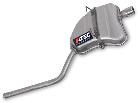 ATEC Germany 1x Endschalldämpfer | Kompatibel mit: MINI MINI, Cabriolet