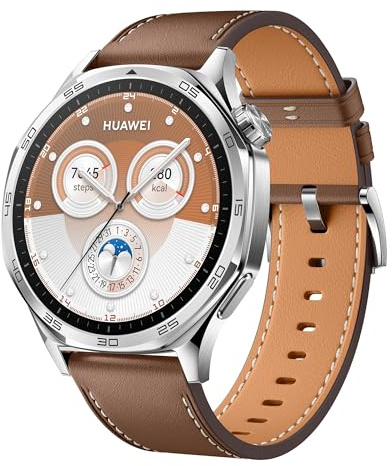 HUAWEI Watch GT 5 Smartwatch Braun 46mm mit erweiterten Gesundheits- und Fitnessfunktionen