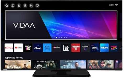 Toshiba 43UV3463DAW 43 Zoll VIDAA TV Fernseher (4K UHD Smart TV, HDR Dolby Vision, Triple-Tuner, Bluetooth, Dolby Audio) 2026