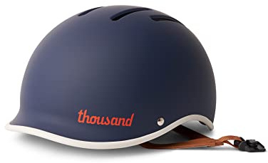 Thousand Heritage Fahrradhelm Erwachsene – Unisex, belüfteter Fahrradhelm mit PopLock Diebstahlschutz – Ideal für Fahrrad & Skateboard – Herren & Damen – Heritage 2.0 Thousand Navy, Größe L