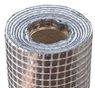 WorldWide Infrared Aluminium-Dampfsperre - 1,5 m breit - Glasfaserverstärkte Dämmmembran - Dach, Wärmedämmung von Dachräumen (10m)