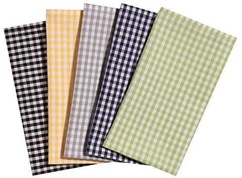 Taschentücher aus Stoff, waschbare, wiederverwendbare Stoff-Taschentücher aus Baumwolle, 5 Stück - Made in Germany (Landbub)