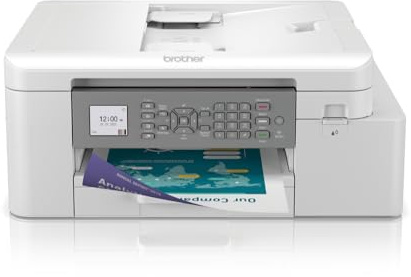 Original Brother MFC-J4335DW 4-in-1 Farbtintenstrahl-Multifunktionsgerät (Drucker, Scanner, Kopierer, Fax), Natur, 435 x 180 x 343 mm
