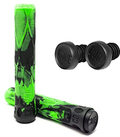 Scooters Core Stunt-Scooter Tret-Roller Hand Griffe Soft lang mit Barends/Grip + Fantic26 Sticker