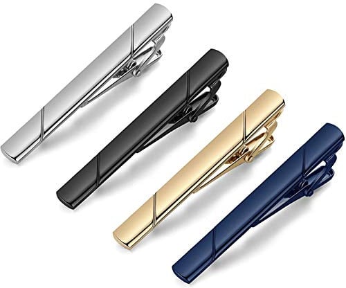 MOZETO Krawattennadel, klassischer Business-Stil, Krawattenklammer für Herren, Luxus-Geschenkbox (Elegant Style)