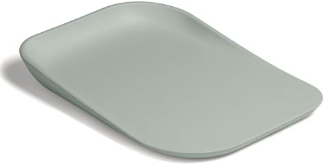 hauck Change N Clean, Sage - Baby Wickelauflage ab Geburt bis 25 kg, Wickelmulde 70x50x10 cm mit Erhötem Rand, Weich, Pflegeleicht, Geeignet für Wickeltisch & Boden