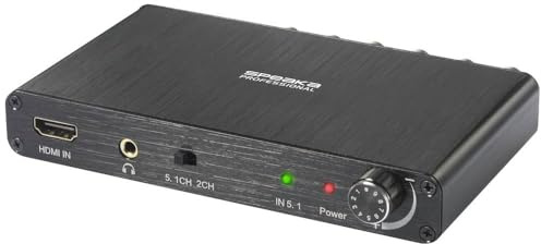 SpeaKa Professional Audio Extraktor [HDMI - Cinch] 3840 x 2160 Pixel, 4096 x 2160 Pixel