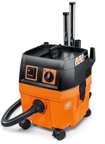 FEIN Nass-/Trockensauger Dustex 25 L mit Zubehörset, Professioneller Sauger zum Anschluss von Elektrowerkzeugen, Kabel mit Stecker 7.5 m, Max. Aufnahmeleistung 1380 W- Staubklasse L