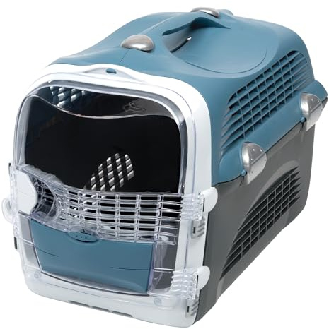 Catit Tragetasche für Cabrio-Katzen, Blaugrau, 1 Stück (1er Pack)