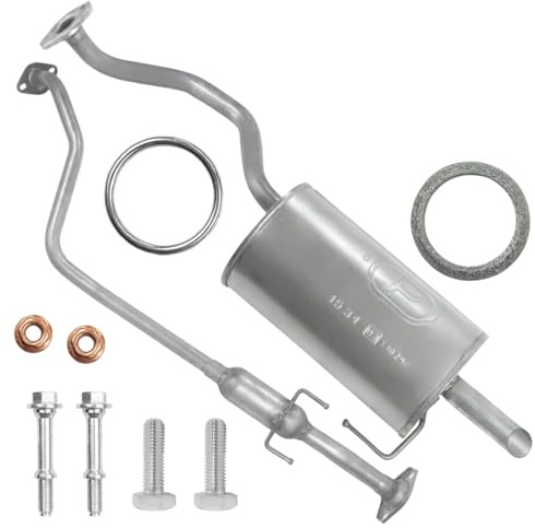 POLMOstrow Auspuff für Nissan Micra 4 IV K13 2010-2016 | Mitteltopf und Endtopf, Motoren: 1.2, Fließheck