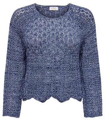 ONLY Damen Pullover ONLNOLA Life 3/4 - Regular Fit XS S M L XL Beige | Hemdkleid
