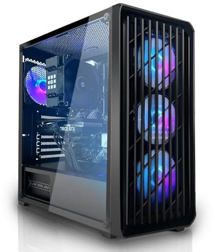 SYSTEMTREFF Basic Gaming PC AMD Ryzen 5 8600G 6x5GHz | Radeon 760M 4K HDMI DX12 | 1TB M.2 NVMe | 16GB DDR5 RAM | Windows 11 | WLAN Desktop Computer Rechner für Gamer, Zocker