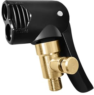 Husalsea Fahrradventil Adapter, Autoventil Adapter, Französisches Ventil Adapter, Autoventil Hebelstecker, Messing Reifen Ventil Luftpumpe Clip für Autos, Fahrräder, Motorräder