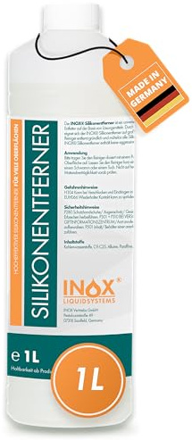 INOX® - Silikonentferner 1l IX400 | Der Silikonreiniger entfernt mühelos Fette, Öle & Silikon | Intensive Reinigung | Wachsentferner für Autolack | Besonders schonend
