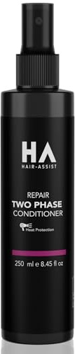 All-in-One Leave-In Spray Repair Keratin – Haarpflege für kaputtes Haar – Hitzeschutz bis 230°C – Anti-Haarbruch Conditioner – Vom Friseur entwickelt (250 ml, Repair mit Vitaminen)
