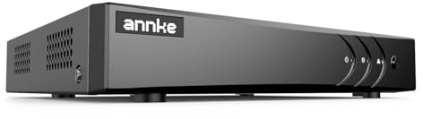 ANNKE 3K/5MP Lite 8 Kanal DVR Überwachungssystem Rekorder ohne Festplatte | Personen-und Fahrzeugerkennung,5in1 DVR Recorderl fü Überwachungskamera Set Aussen,Unterstützt 8 Analoge und 2 IP Kameras