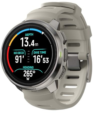 SUUNTO Ocean Tauchcomputer, GPS-Multisportuhr, wasserdicht bis 100 m | Routenverfolgung unter Wasser, kabellose Tankdrucküberwachung, Dualband-GNSS, Offline-Karte, 16 Tage Batterielaufzeit