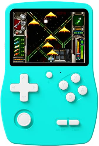 Bornkid Handheld Spielkonsole Spielzeug,139 32 Bit Videospiele,3 Zoll IPS | HD Bildschirm,Wiederaufladbar per USB-C,5 Std. Spielzeit,Retro Spielkonsole für unterwegs,Geschenk für Jungen Mädchen,Grün