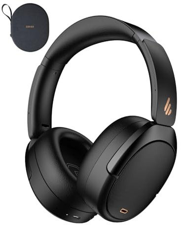 Edifier WH950NB (2026) Faltbarer Over-Ear Kopfhörer mit Hybrid Active Noise Cancelling. LDAC Codec mit Hi-Res Audio und Custom EQ über App. Bis zu 80 Std. Akkulaufzeit. Bluetooth V5.4