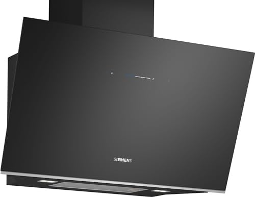 Siemens iQ700 Smarte Integrierte Wandesse 90 cm Schwarz LC91KLT60 | Made in Germany, iQdrive-Motor, Home Connect, Leistungsprofile, Favoriten-Taste, Sprachsteuerung, Filtersättigung