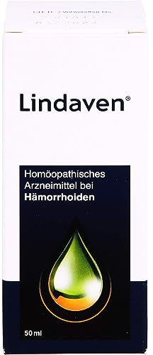 Lindaven Tropfen - natürliches Arzneimittel bei Hämorrhoiden - diskrete Behandlung von innen - 50 ml