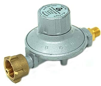 CAVAGNA Niederdruckregler 50-200mbar 11-stufig verstellbar Gasdruckregler für Gasgrill, Heizstrahler, Terassenstrahler, Kocher
