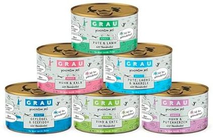 Grau – das Original – Nassfutter für Katzen - Mischtray Katze Generation Pet, 6er Pack (6 x 200 g)