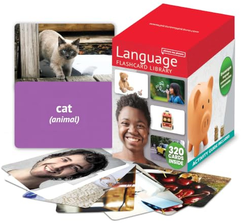 Lernkarten Bibliothek - 320 Fotokarten zur Sprachförderung. Englisch als Zweitsprache.