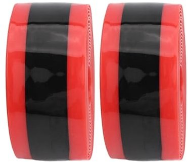 KMRDND Fahrradreifen schutzstreifen Pannen-Schutz für Fahrräder TPU Reifenliner Universal für 12 bis 29 Zoll Reifen Schlauch Schutz (Red+Black, 38X1.0X2300MM)