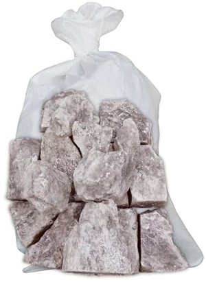 Salzlecksteine – 100% naturbelassenes Steinsalz: Natürliche Salzquelle für Rinder, Schafe, Ziegen, Pferde und Wildtiere 25kg Sack