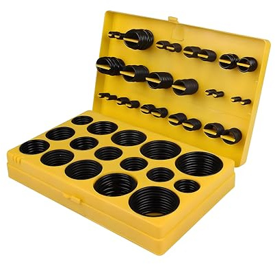 ROTHENBERGER Industrial 420 tlg. O Ring Sortiment Set NBR Ø 3-50 mm O Ringe Dichtungsset Gummi Dichtung Sortiment Dichtring 1500005010