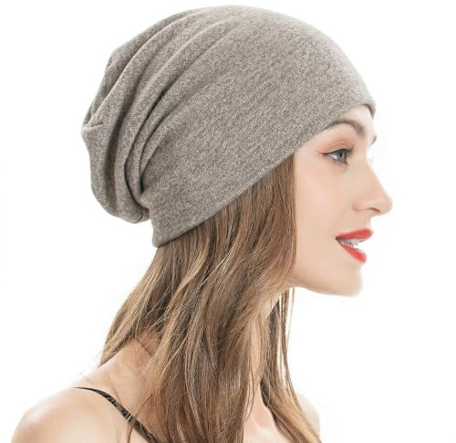 ZLYC Damen Sommer Slouch Beanie Leicht Chemo Strickmützen Weich Mütze | leichte atmungsaktiv