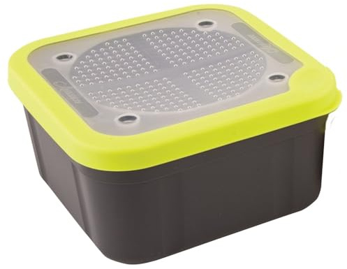 Fox Matrix Grey Lime Bait Boxes - Köderbox für Lebendköder, Madenbox, Wurmbox, Luftdurchlässige Box für Angelköder, Volumen:2.2 Pint (1.25 Liter)