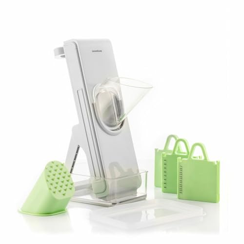 InnovaGoods® Küchen-Mandoline 5 in 1 - Klappbarer Gemüseschneider, Multifunktionaler Manueller Zerkleinerer, Cutter-Reibe