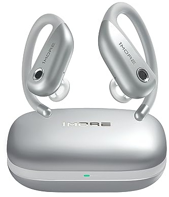 1MORE Fit S50 Open Ear Kopfhörer 5.3 Bluetooth, Sport Kopfhörer Kabellos mit Mikrofon, True Wireless Earbuds, Schnellladung, 38 Stunden Spielzeit, ENC Anruf Noise Cancelling, IPX7