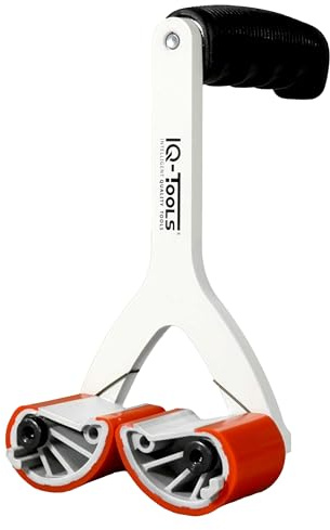 IQ-Tools Plattenträger Junior 0-40 mm (rot, 1 Paar, Stärke, für Verschiedene Materialien, verstellbare Spannkraft, Klemmzange, Tragehilfe, Plattenheber) PWE0070, IQ-Tools