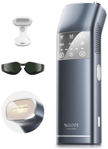 27J Duale Lichter 100W, Vierfach-Impuls IPL Geräte Haarentfernung für Männer, 2°C Saphir 16,6 cm² Eis-Kühlung, Haarlaser Entferner Dauerhaft mit PHR-Modus für Gesicht, Bikinizone, Körper, Beine, Arme