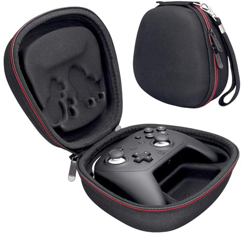 sisma Aufbewahrung Tasche für Switch & Switch 2 Pro Controller, Robuste Aufbewahrungstasche Etui Hardcase Schutz Hülle für Unterwegs, Schwarz