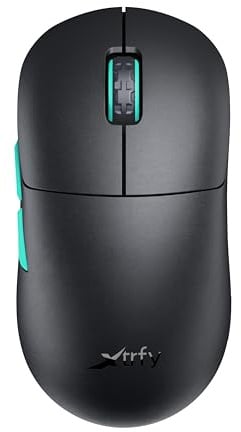 Xtrfy M8 Wireless, Kabellose Ultraleichte Gaming-Maus, Optimiert für esports, 2,4 GHz Funk, Extrem Niedrige Front für Präzision, Wiederaufladbar, Schwarz