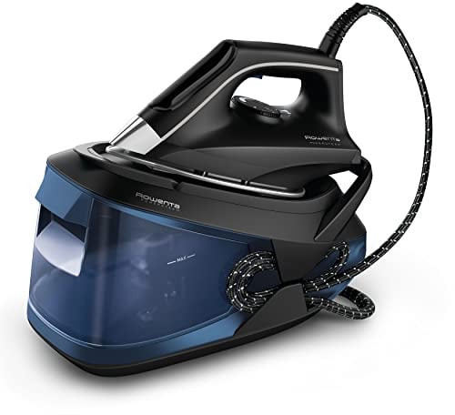 Rowenta Powersteam, Dampfstoß von 340 g/min | Leistung 2400 W, 6,2 bar, kontinuierlich 120 g/min, MicroSteam-Bügelsohle, 1,7 l Tank, einfache Wartung, VR8315